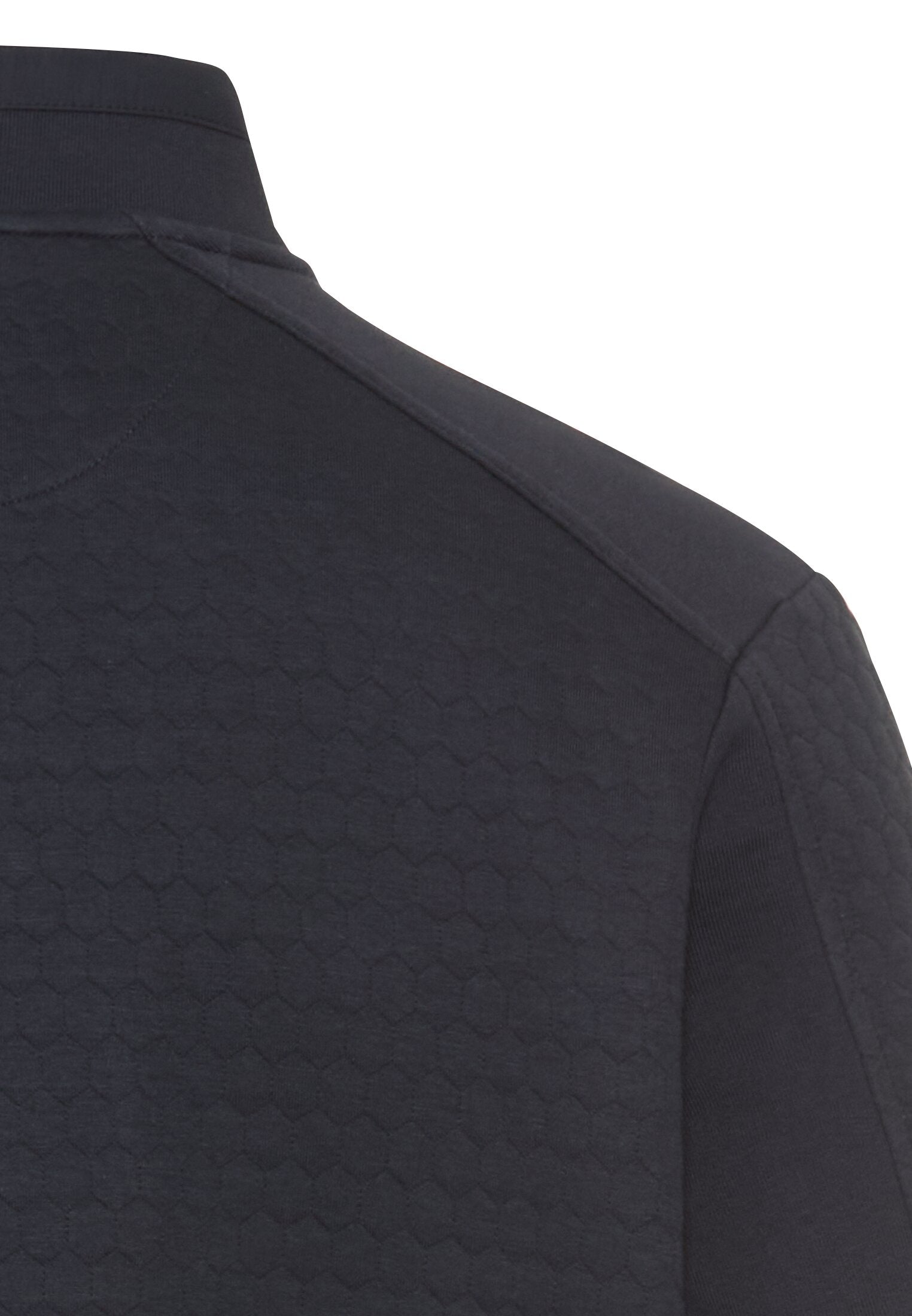 Sweatjacke mit feuchtigkeitsregulierendem Materialmix