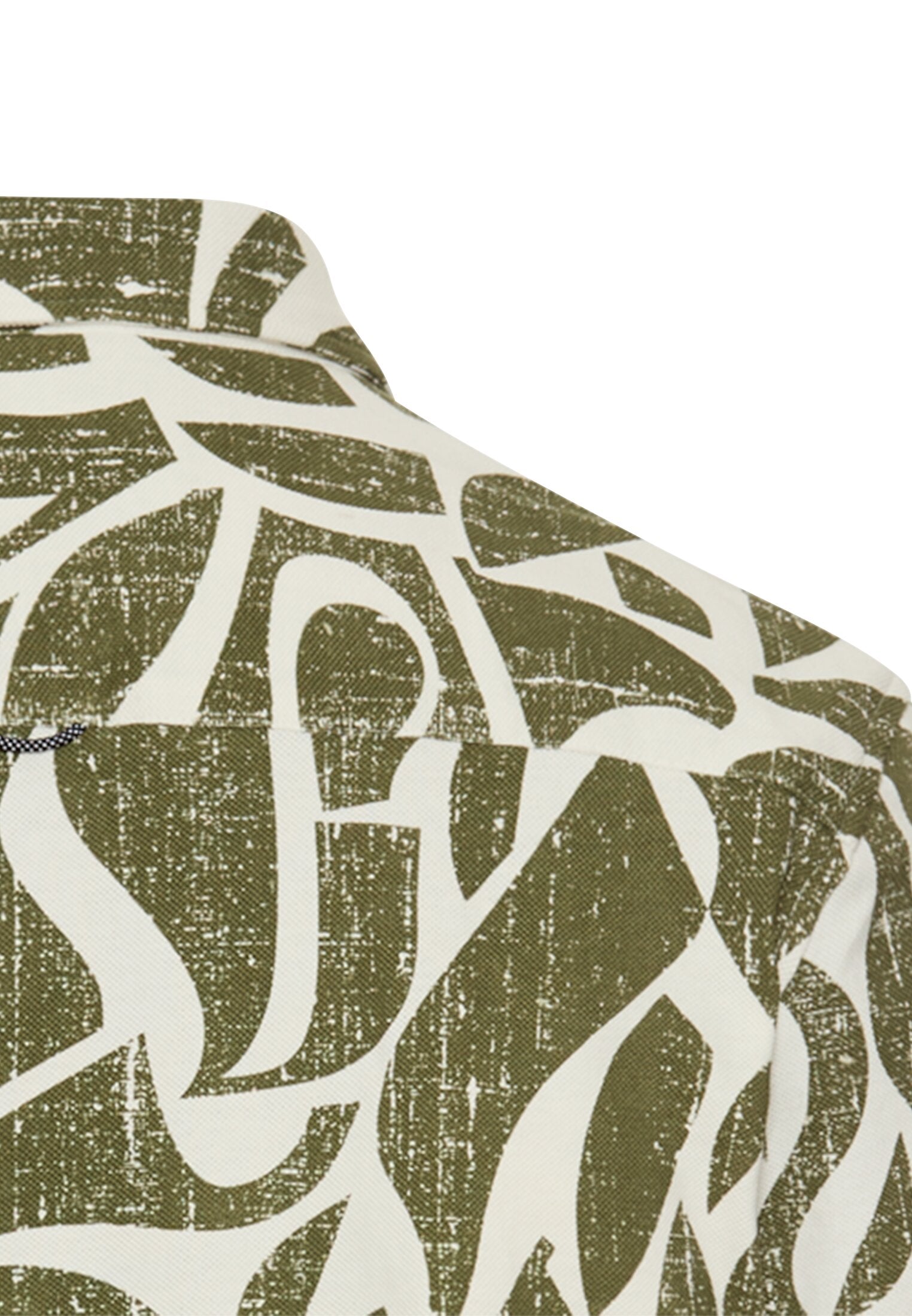 Kurzarm-Hemd aus Piqué-Baumwolle