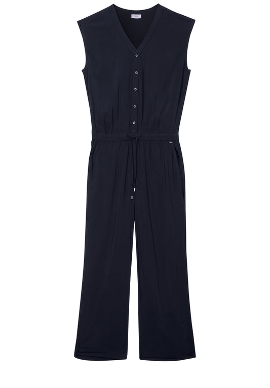 Jumpsuit in Unifarbe