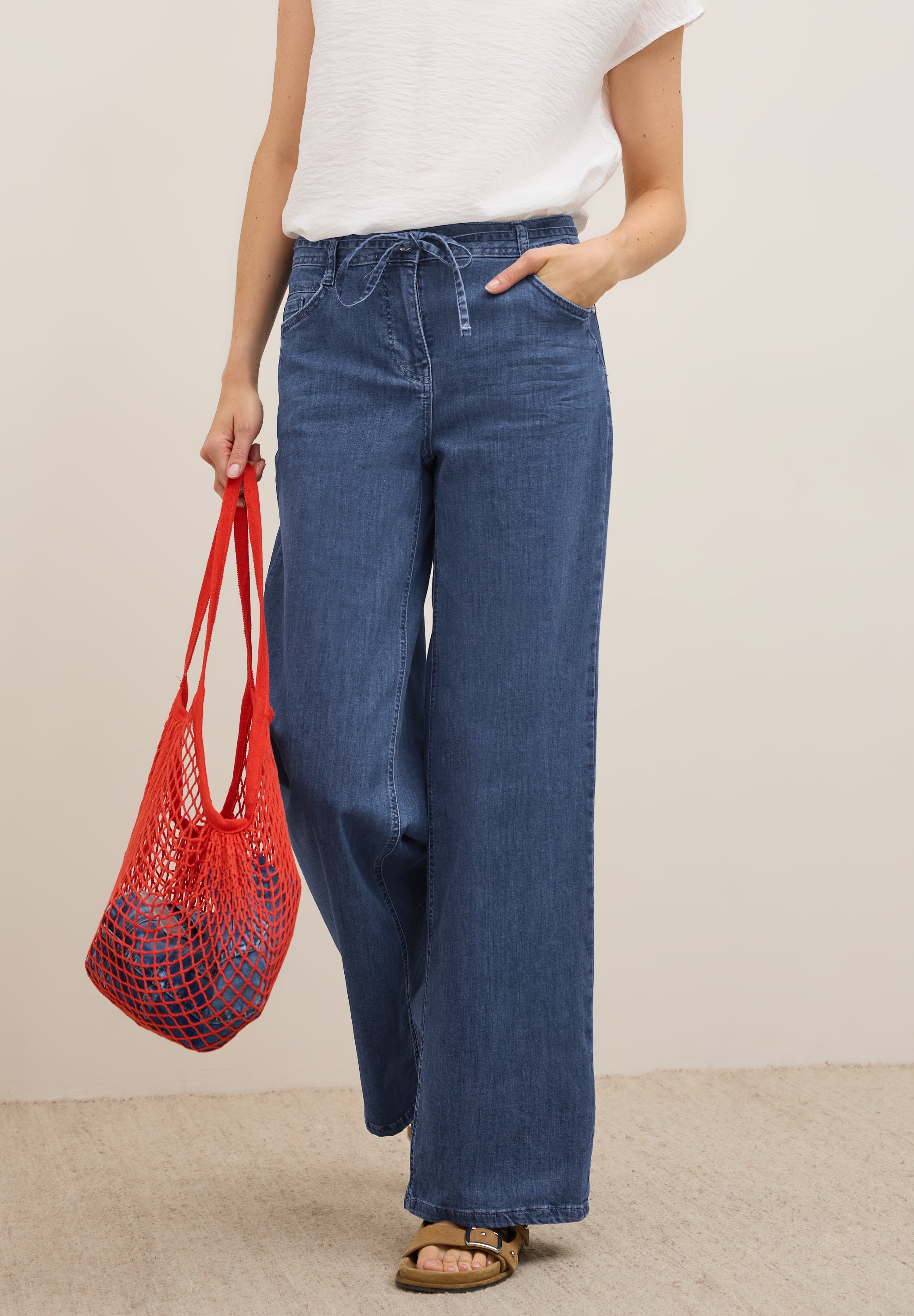 Flared Wide Leg Jeans
