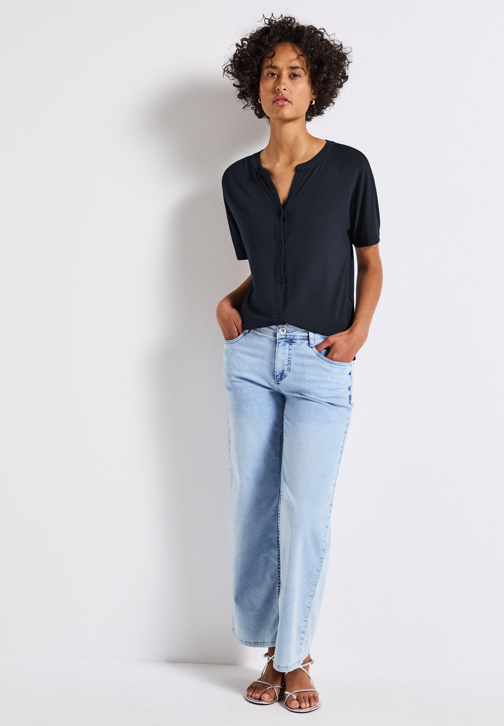 Shirt im Tunika-Look