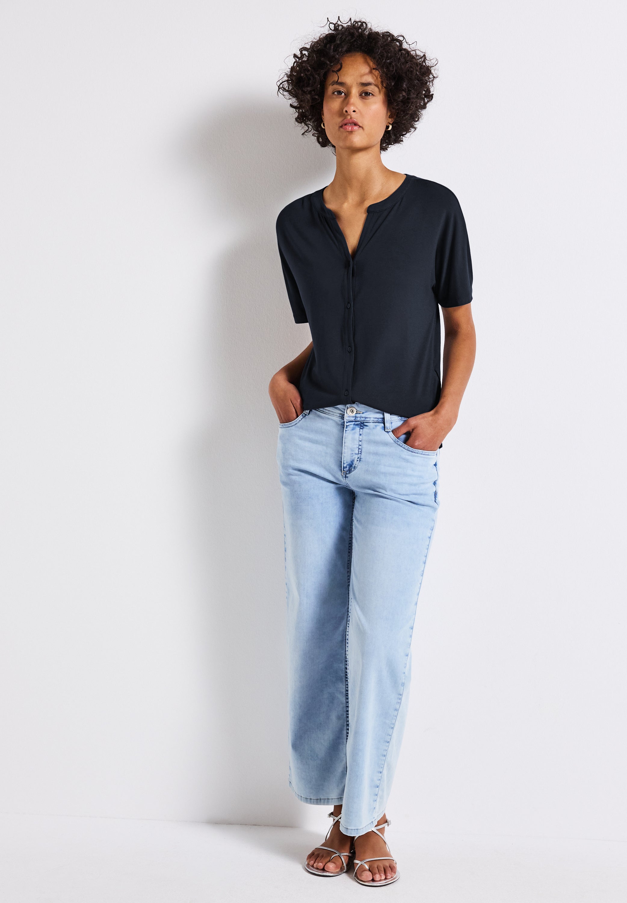 Shirt im Tunika-Look