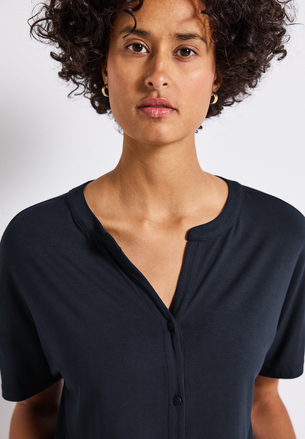 Shirt im Tunika-Look