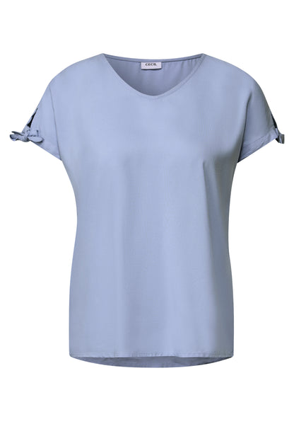 Blusenshirt in Unifarbe