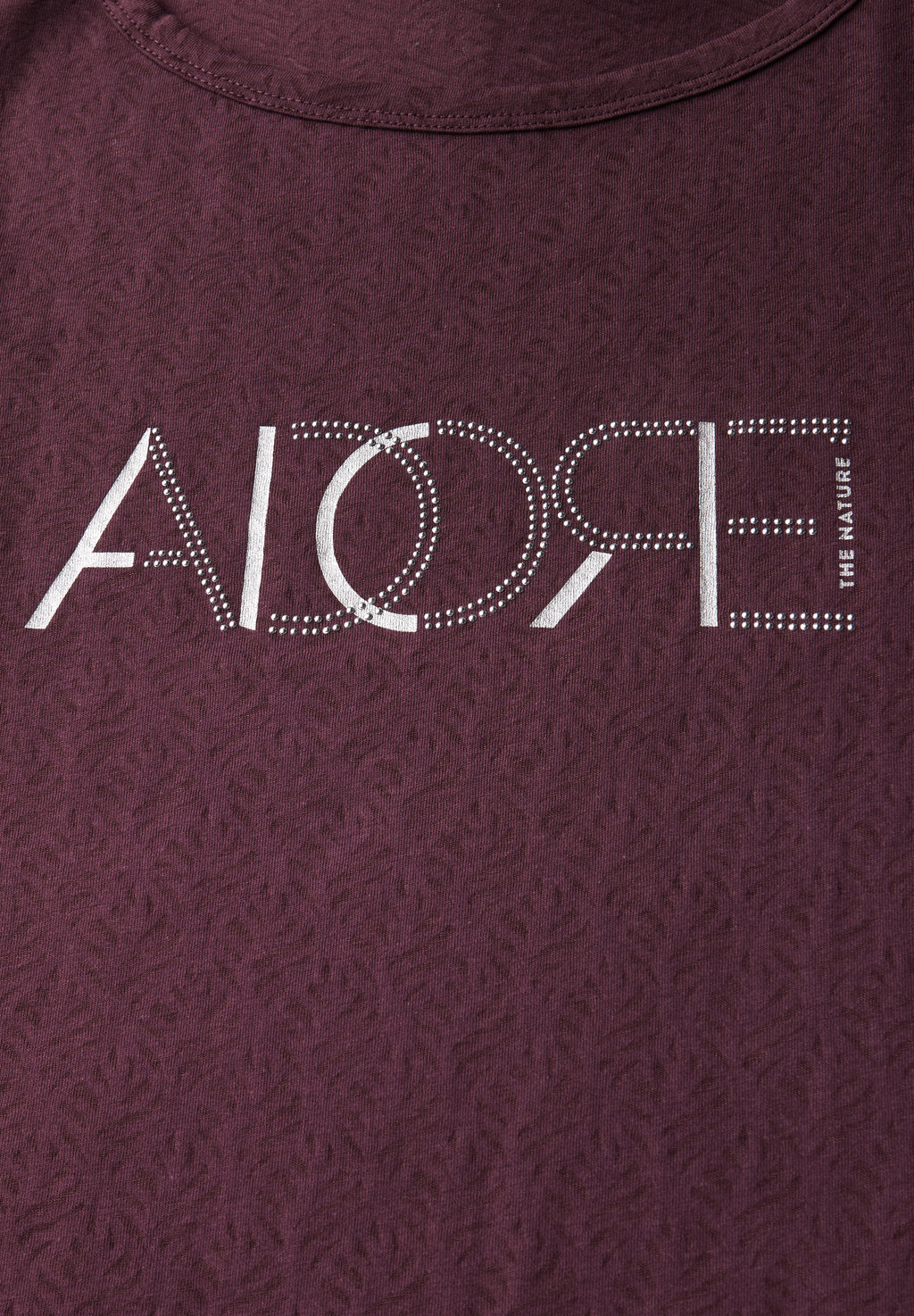 Ausbrenner-Shirt mit Wording