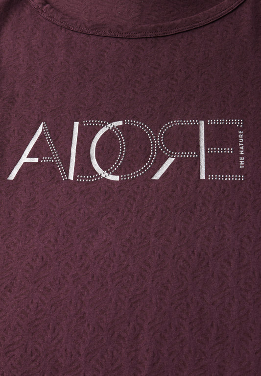Ausbrenner-Shirt mit Wording