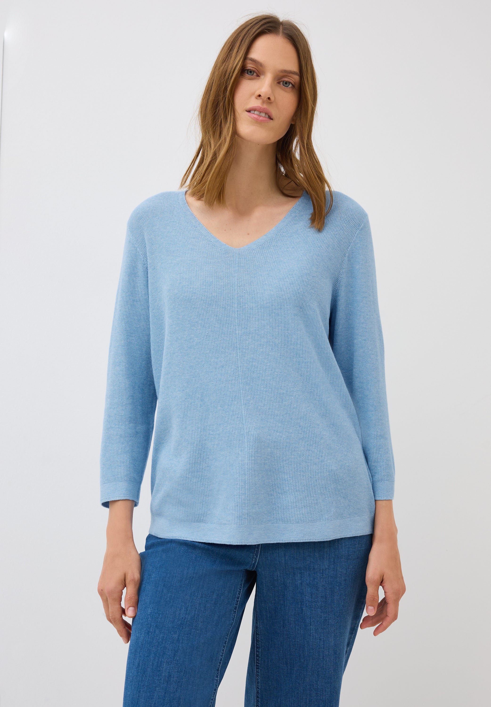 V-Neck Strickpullover