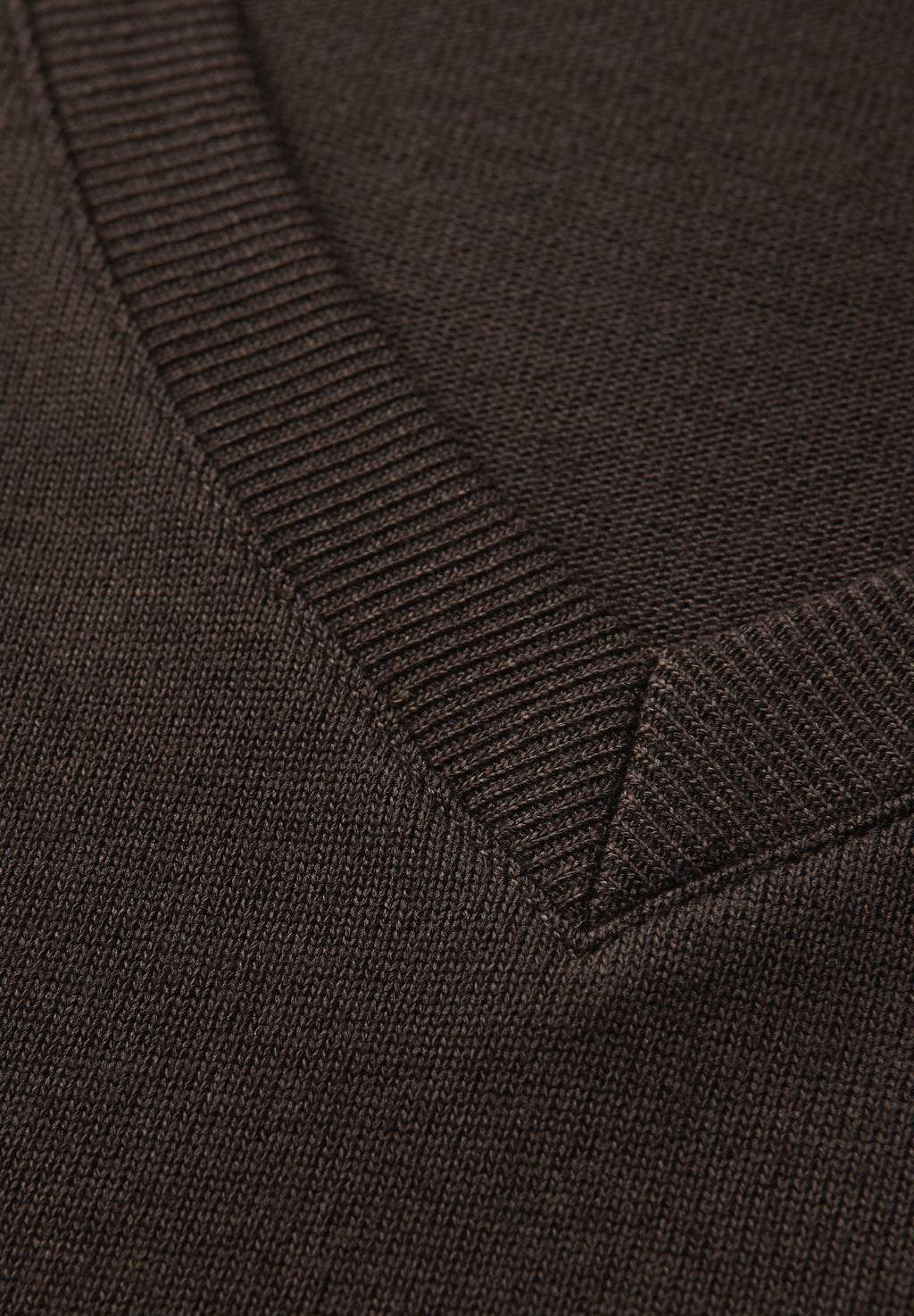 Strick-Look V-Neck T-Shirt