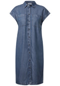 Denim Look Lyocell Kleid
