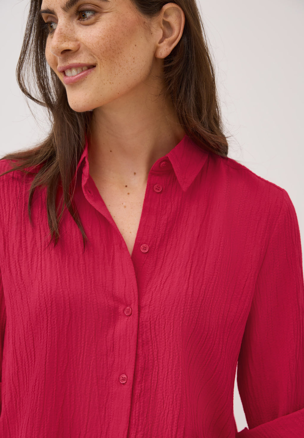 Hemdbluse mit Struktur