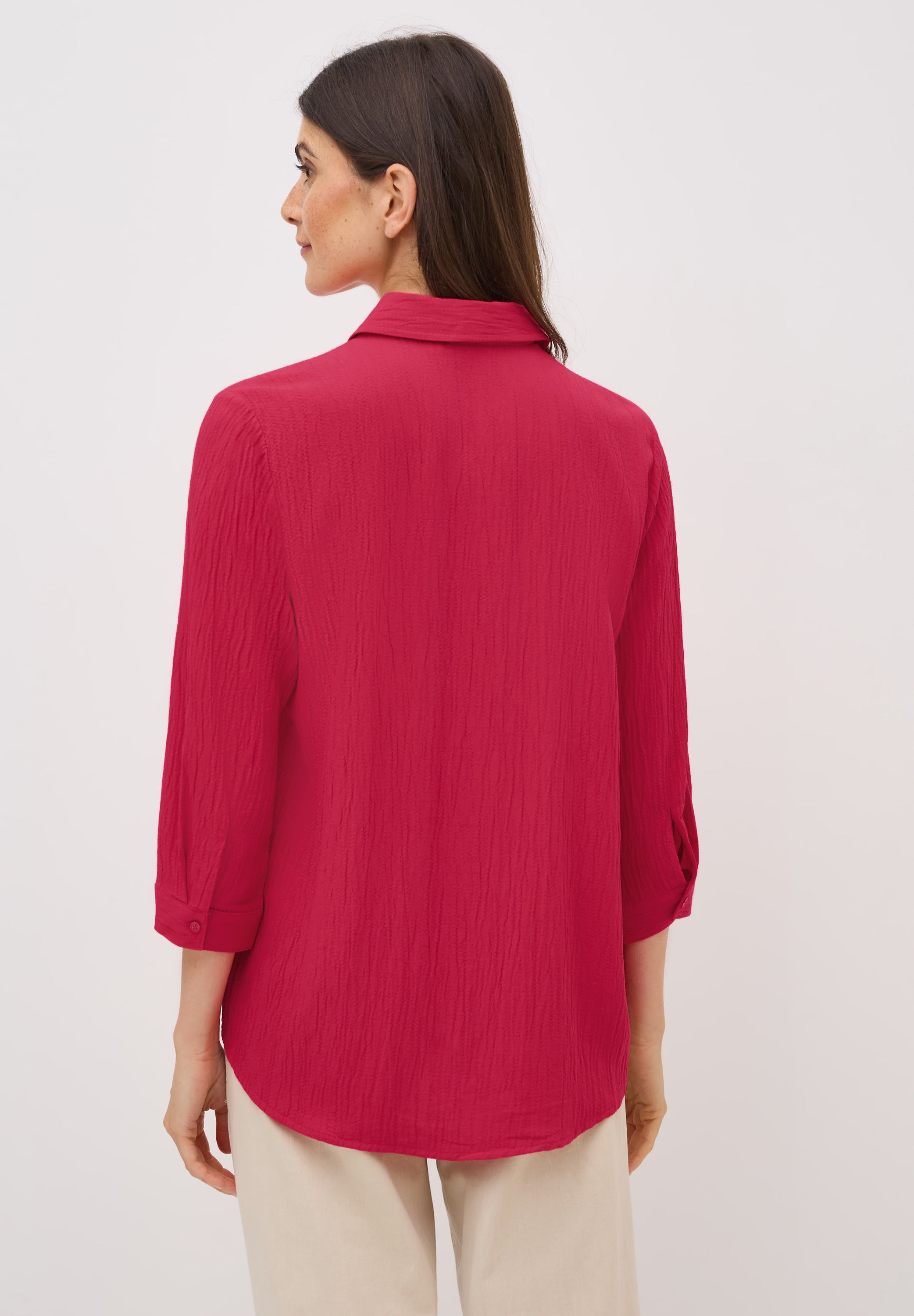 Hemdbluse mit Struktur