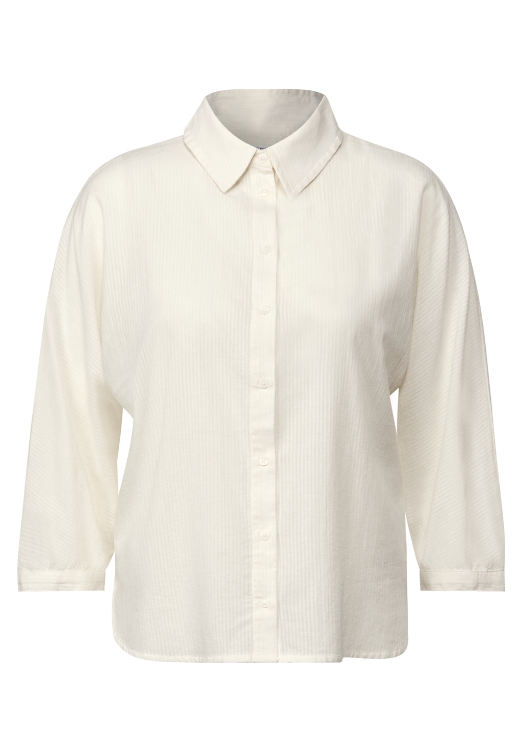 Bluse mit Streifenstruktur