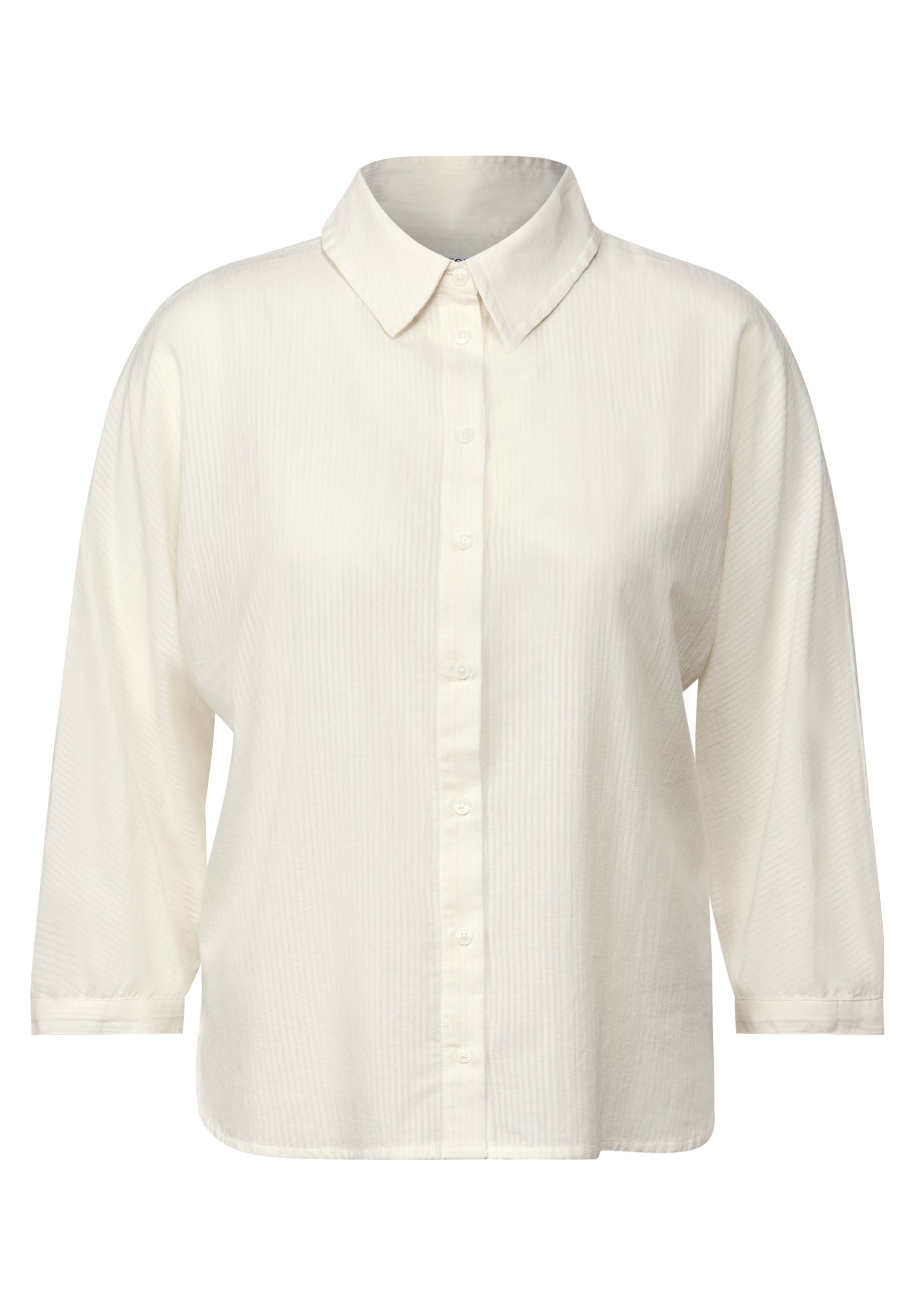 Bluse mit Streifenstruktur