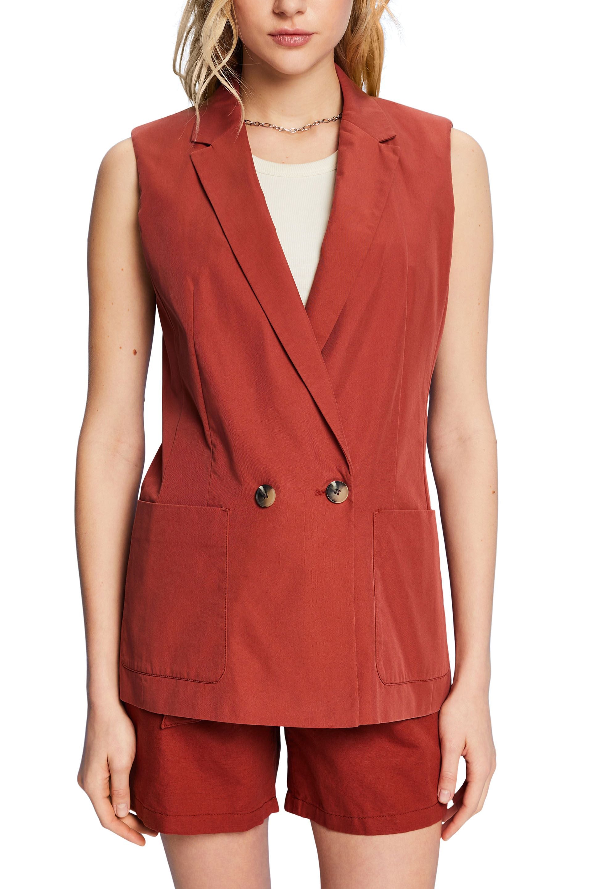 Women Vests indoor woven regular