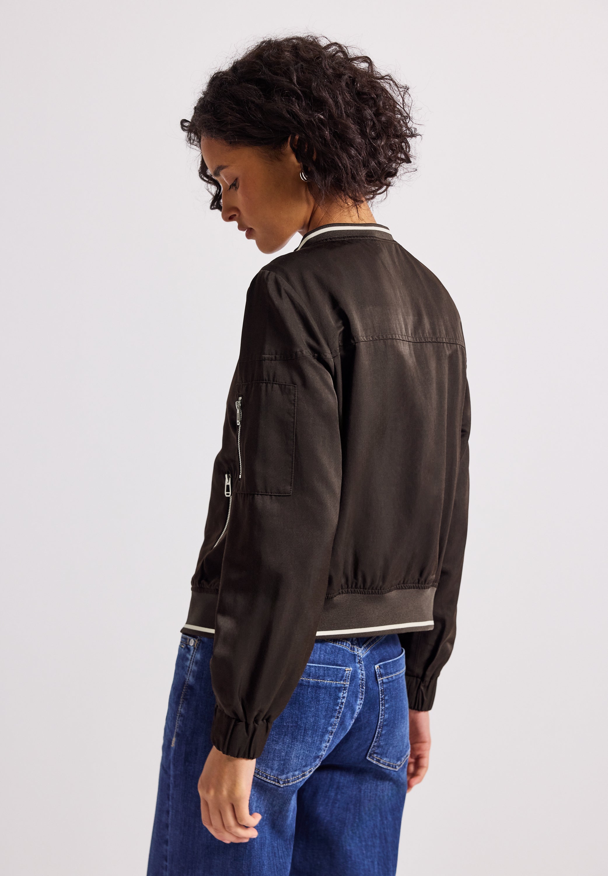 Satin Blouson