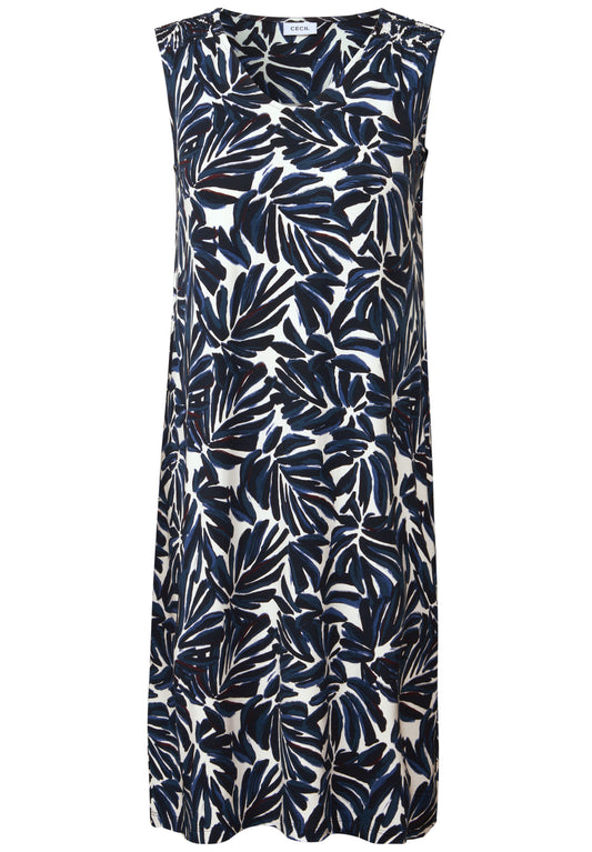 Gemustertes Jersey-Kleid