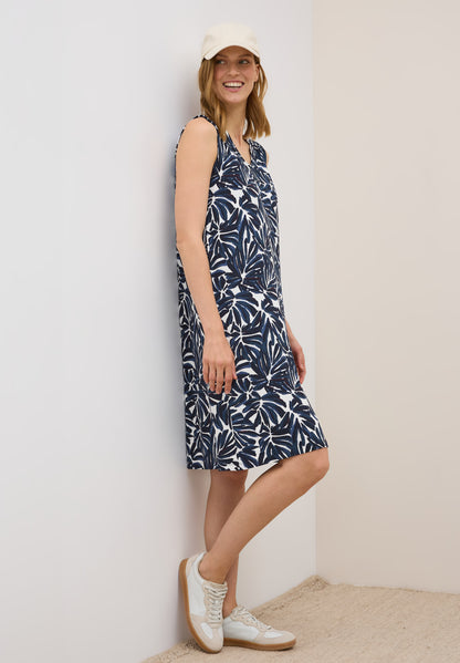 Gemustertes Jersey-Kleid