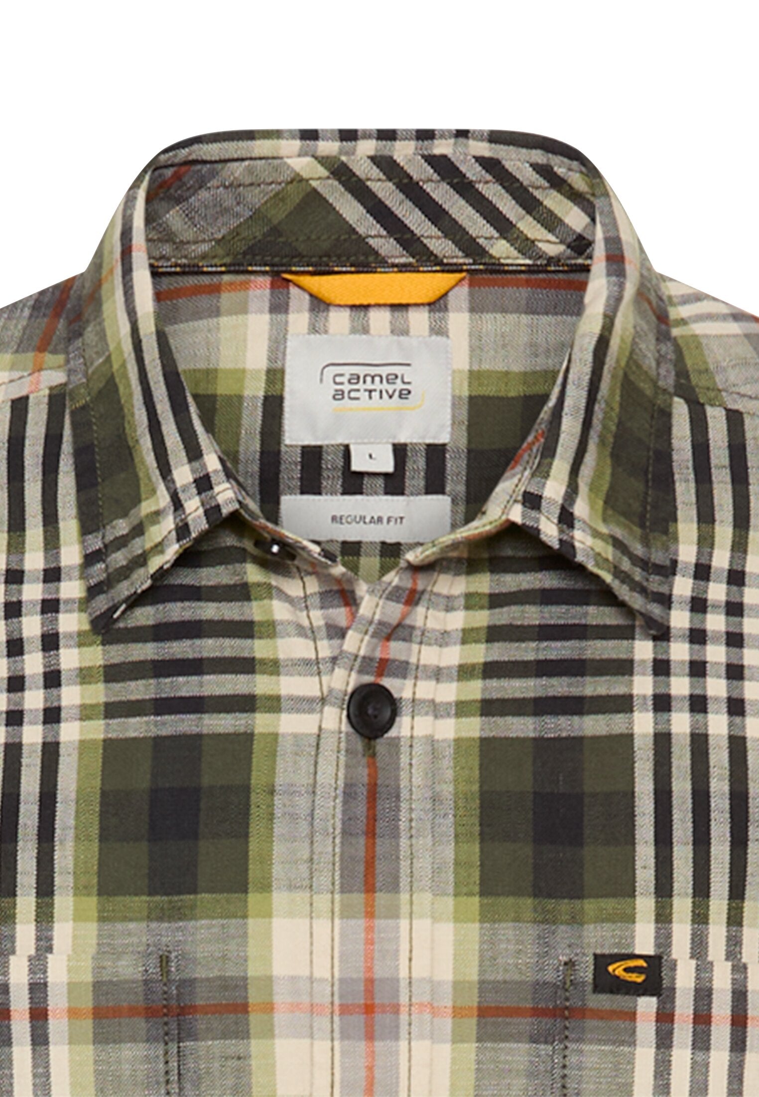 Langarm Hemd mit Kentkragen und Brusttaschen