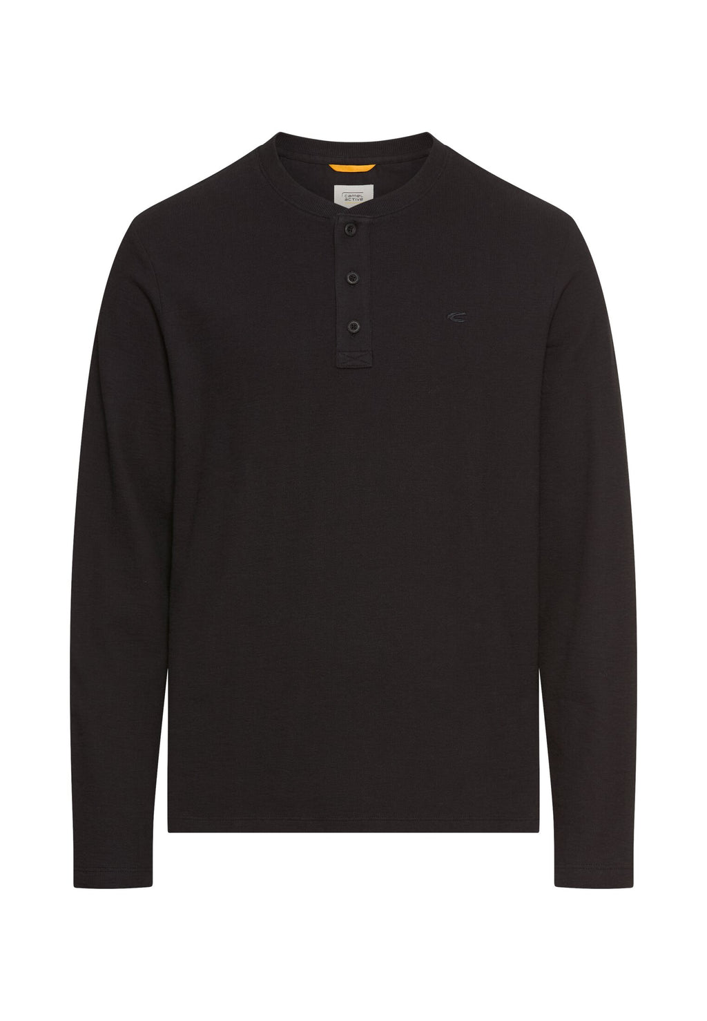 Henleyshirt aus reiner Baumwolle