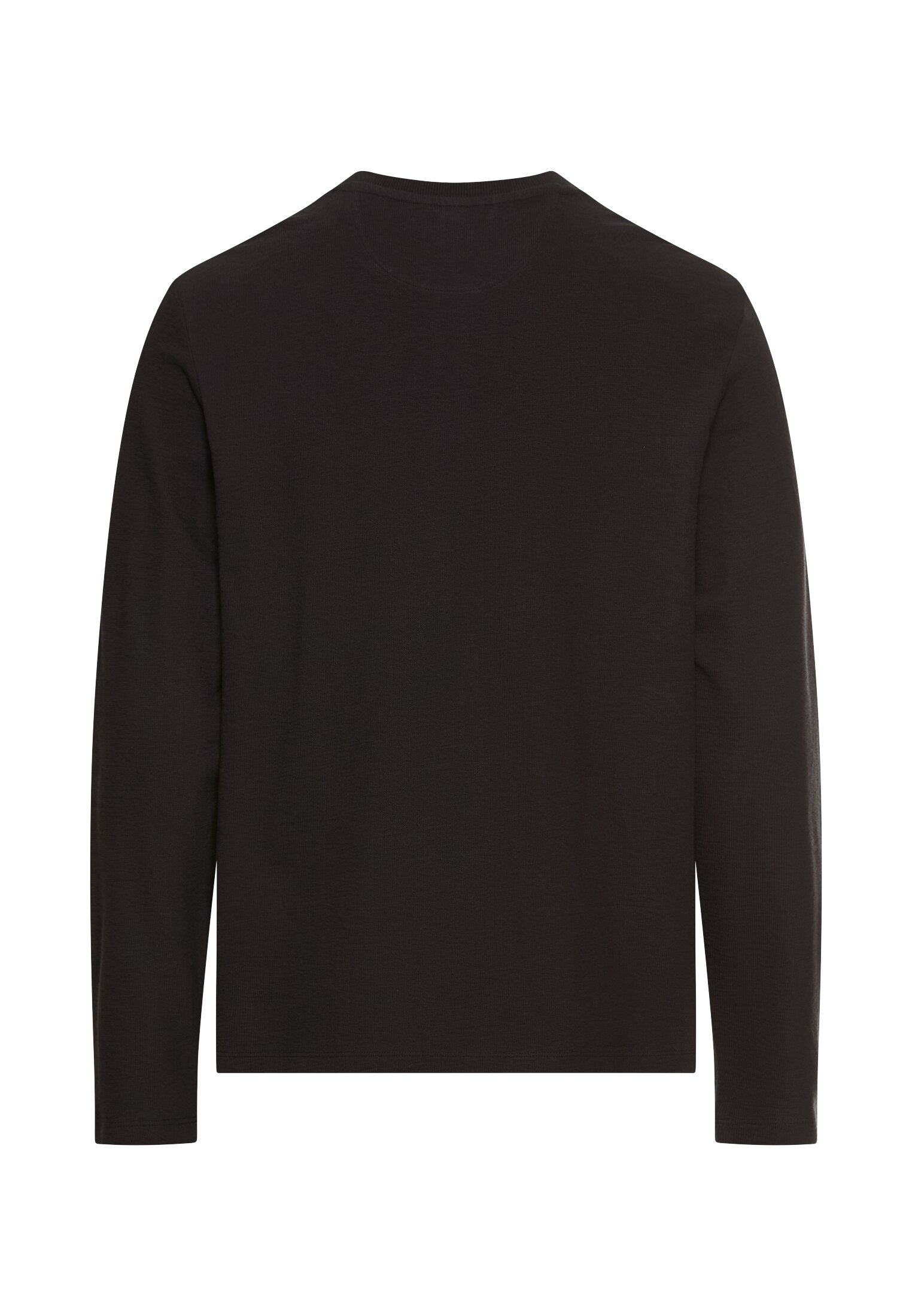 Henleyshirt aus reiner Baumwolle