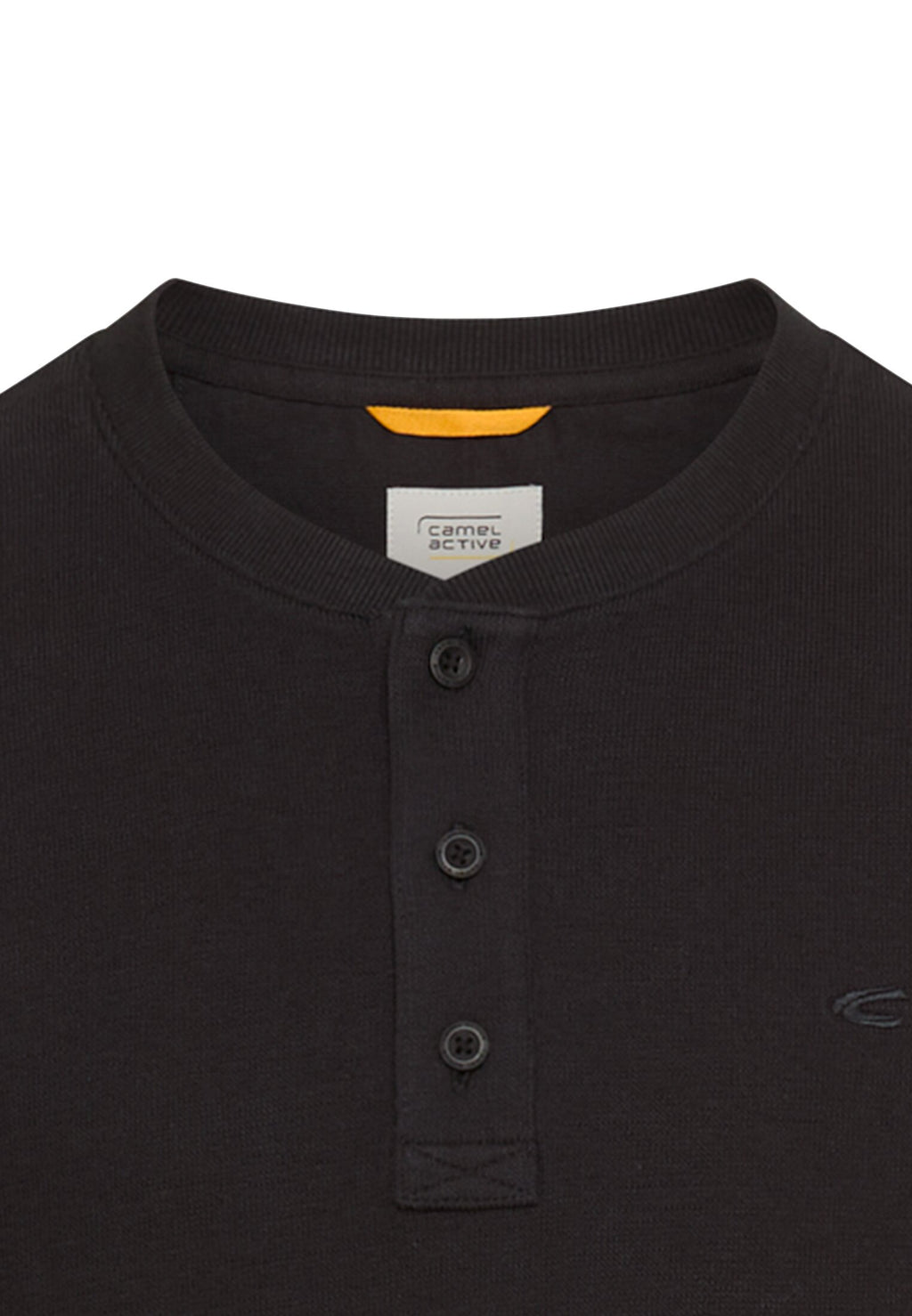 Henleyshirt aus reiner Baumwolle