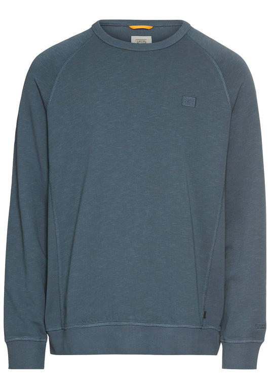 Sweatshirt aus reiner Baumwolle mit Raglanärmeln