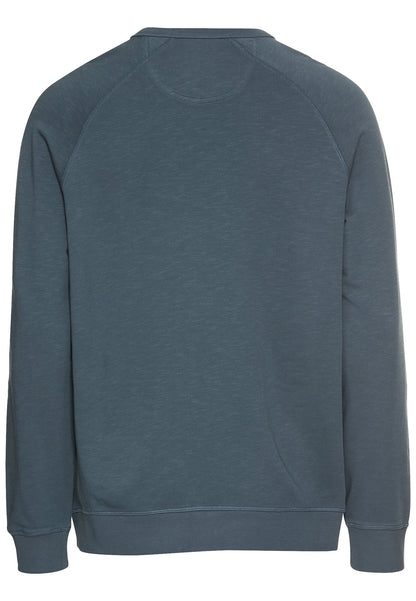 Sweatshirt aus reiner Baumwolle mit Raglanärmeln
