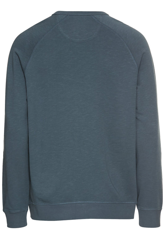 Sweatshirt aus reiner Baumwolle mit Raglanärmeln