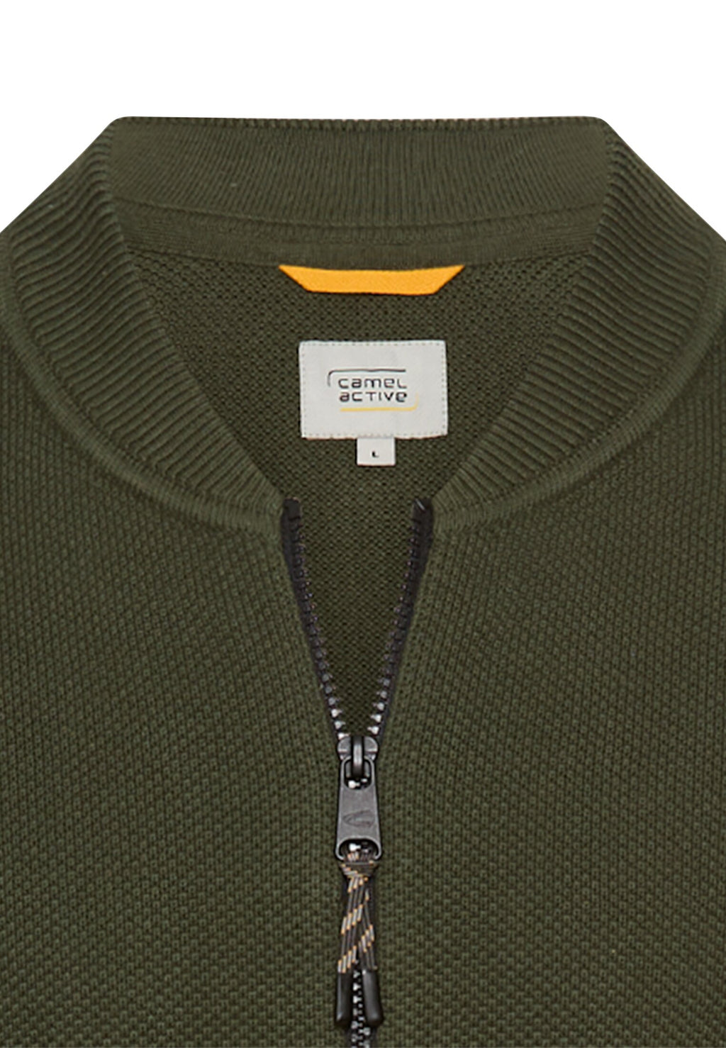 Strickjacke im Bomberstil