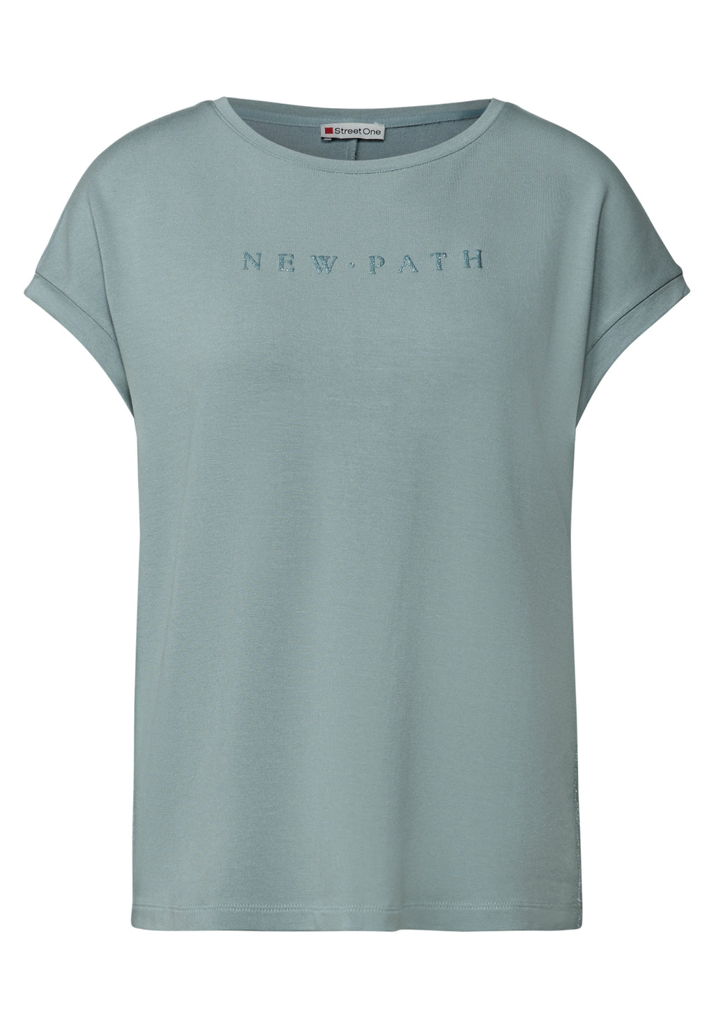 T-Shirt mit Glitzerdetails