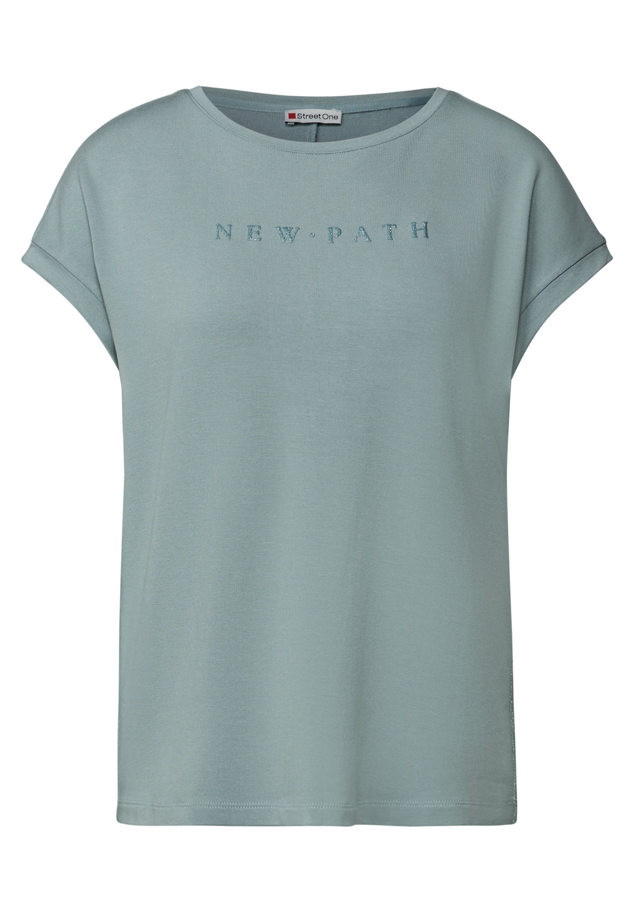 T-Shirt mit Glitzerdetails