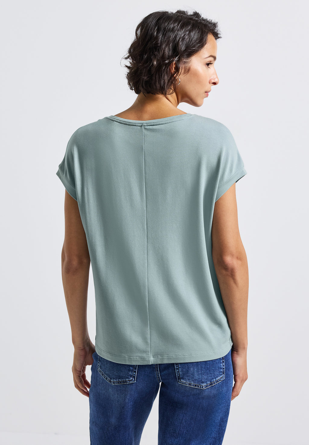 T-Shirt mit Glitzerdetails