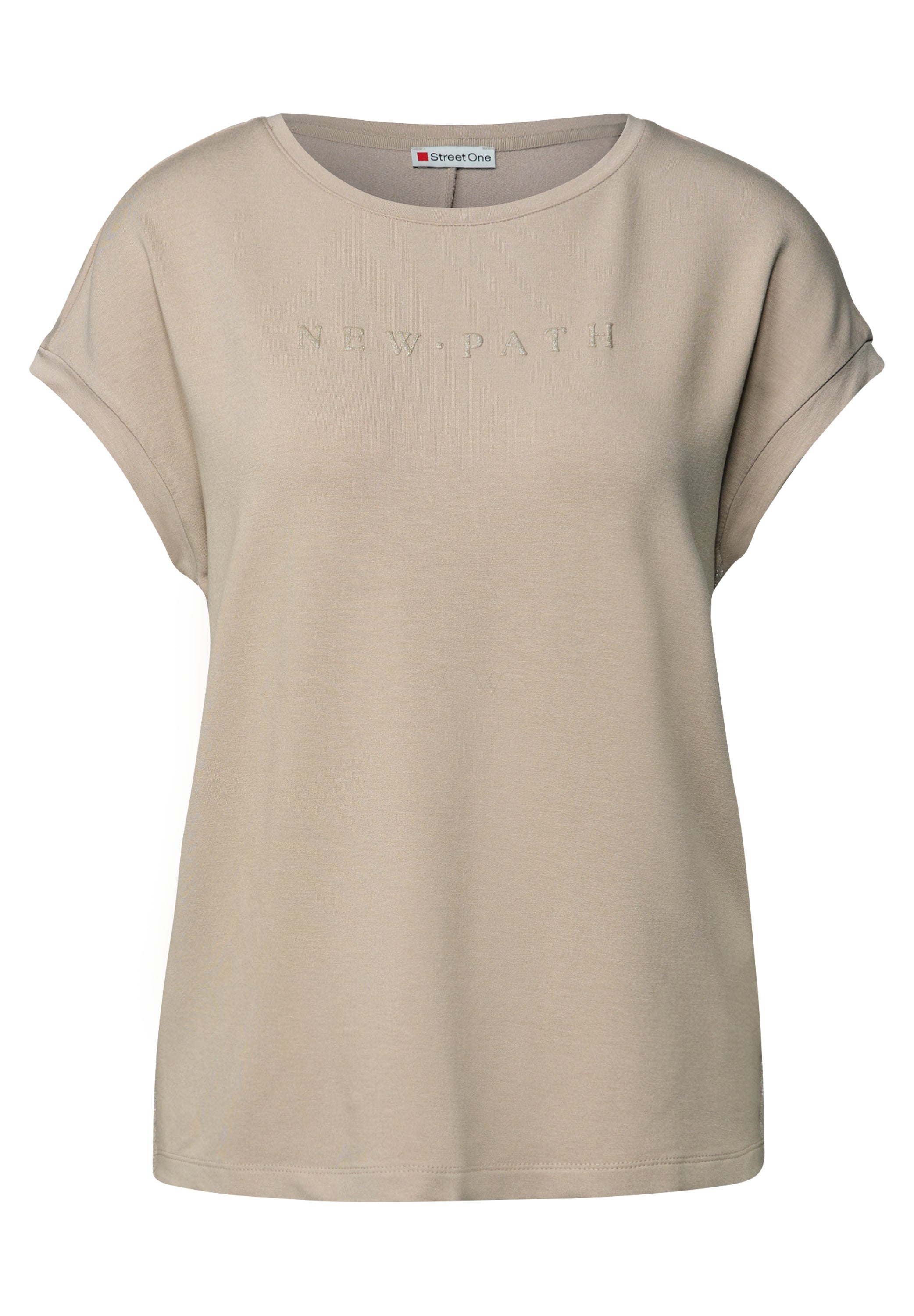 T-Shirt mit Glitzerdetails