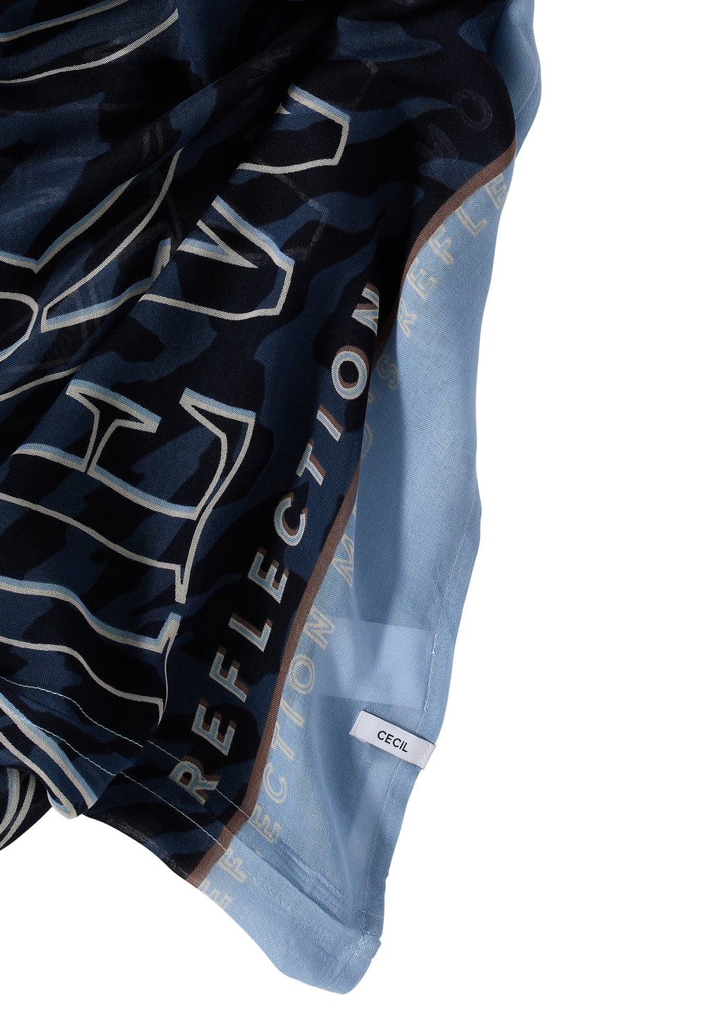 Gemusterter Loop Schal