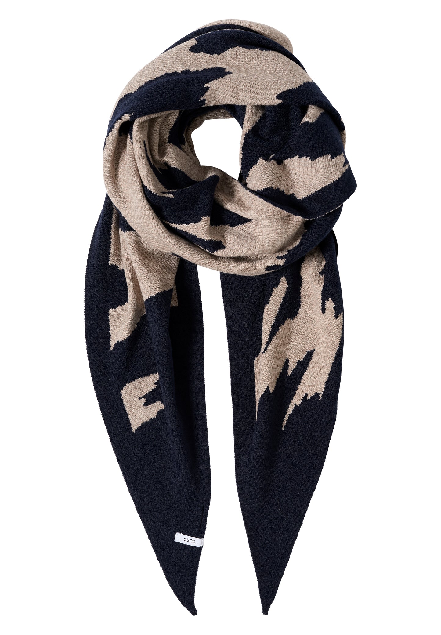 Gemustertes Dreieckstuch