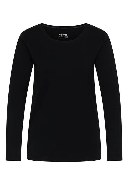 Basic Langarmshirt