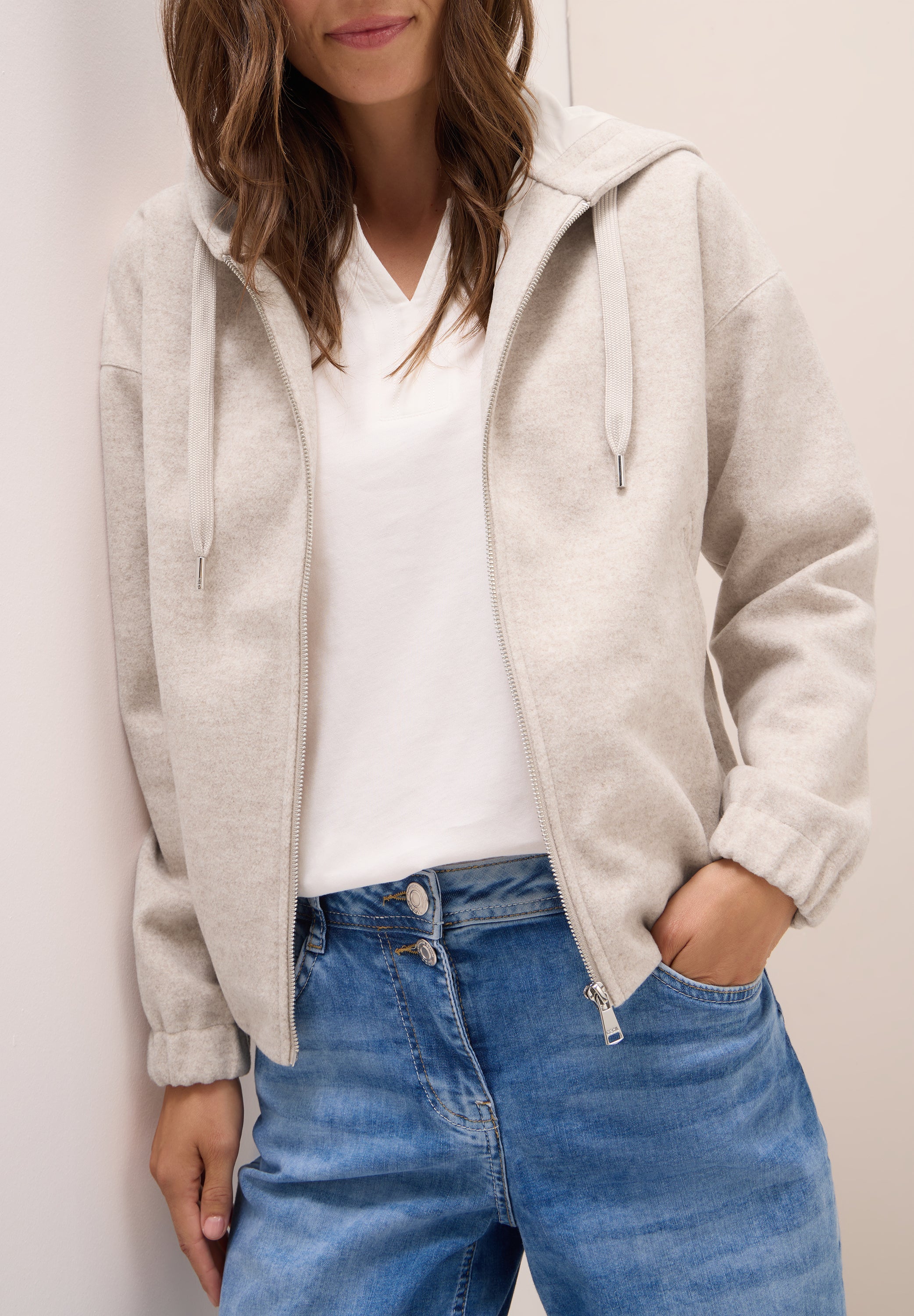 Blouson in Wolloptik