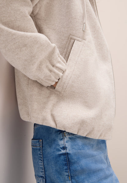 Blouson in Wolloptik