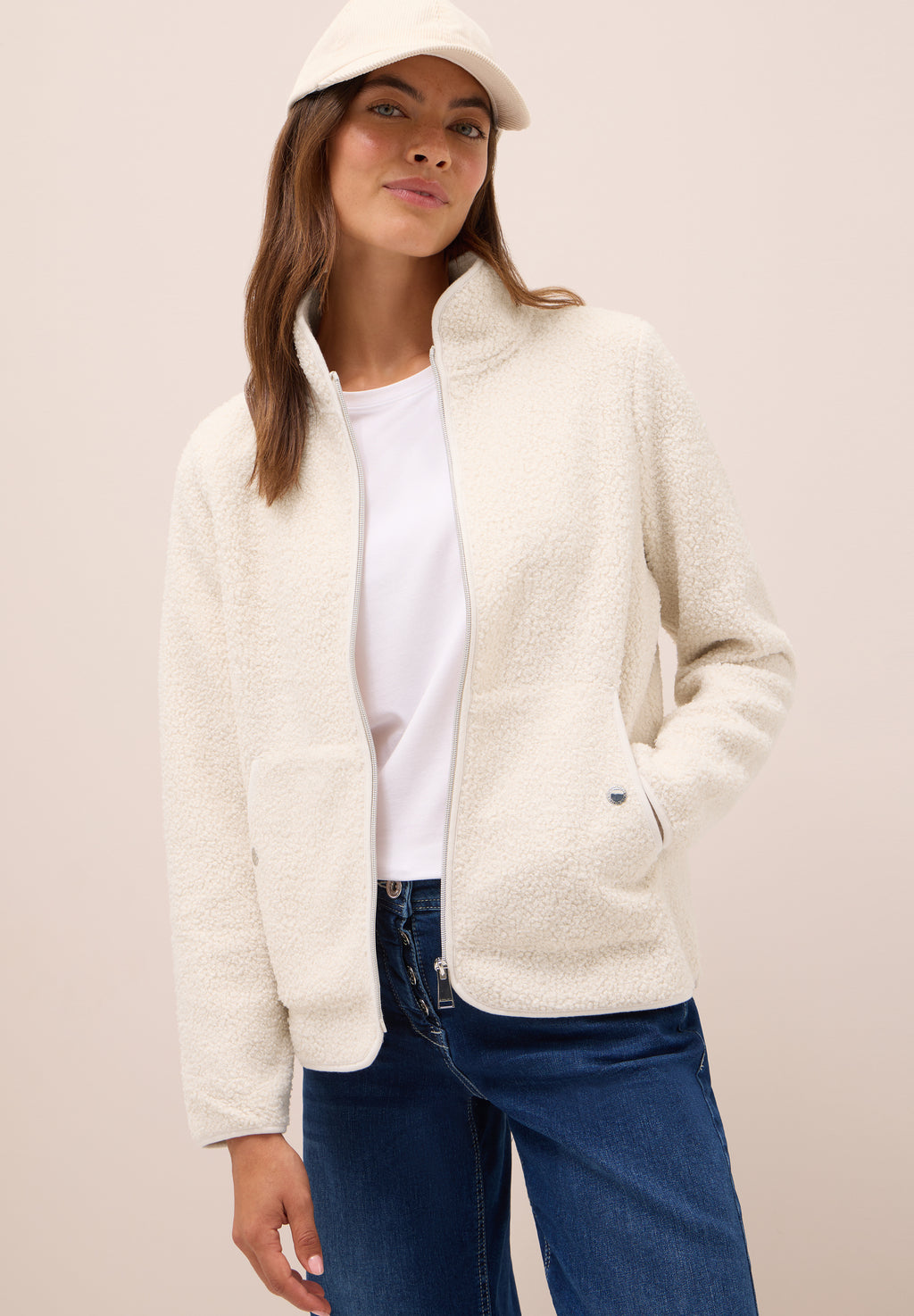 Softe Jacke mit Zipper