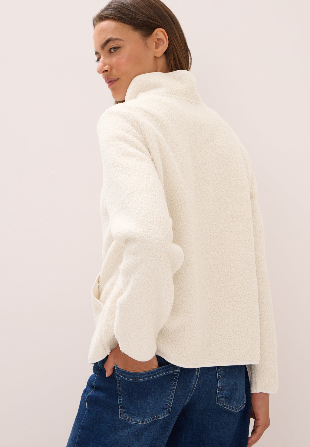 Softe Jacke mit Zipper