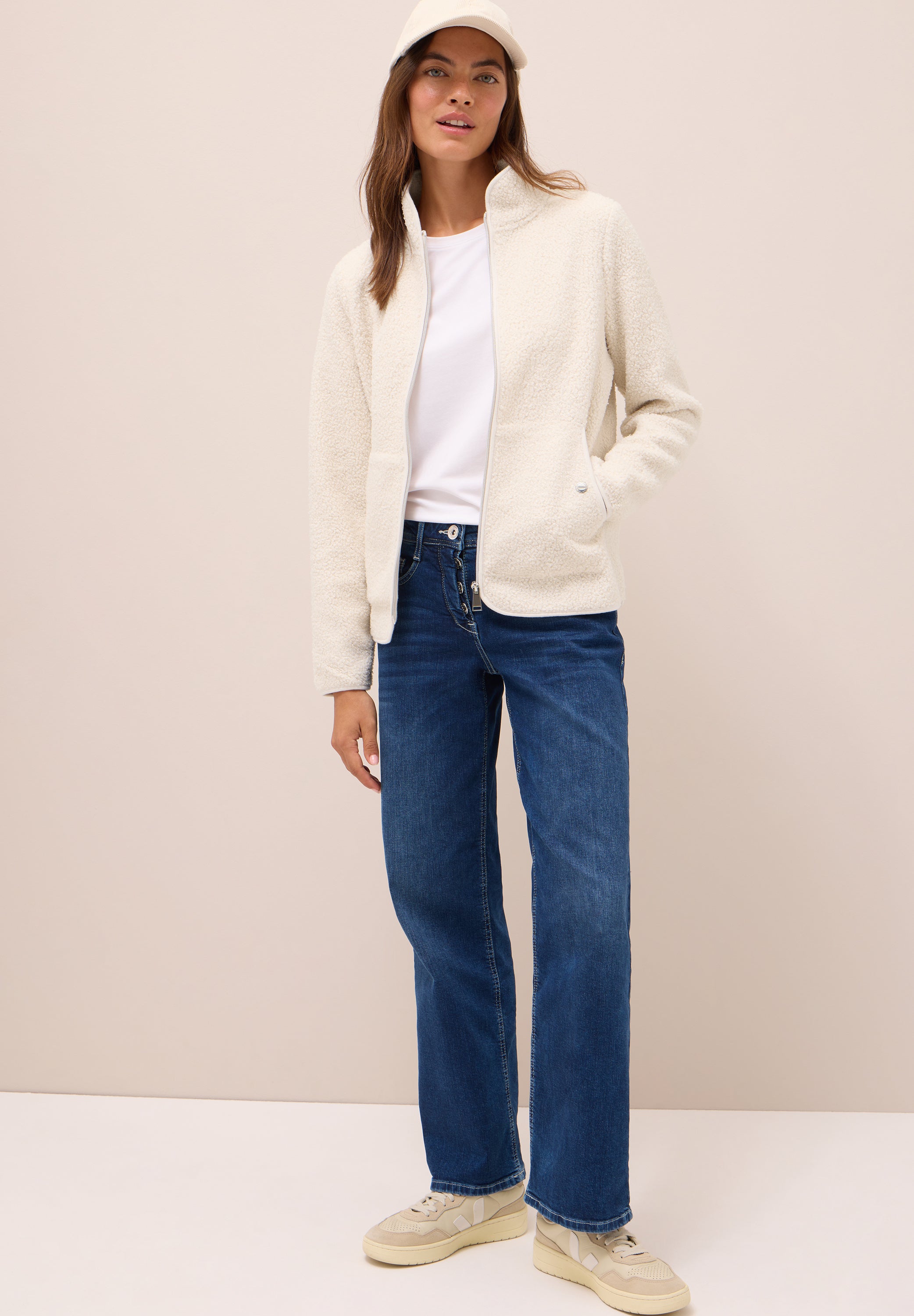 Softe Jacke mit Zipper