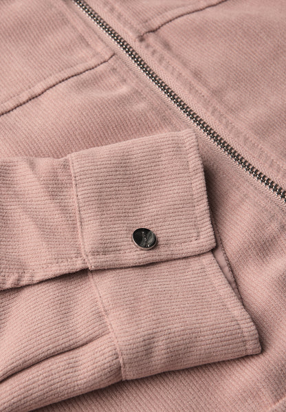 Cordjacke mit Zipper