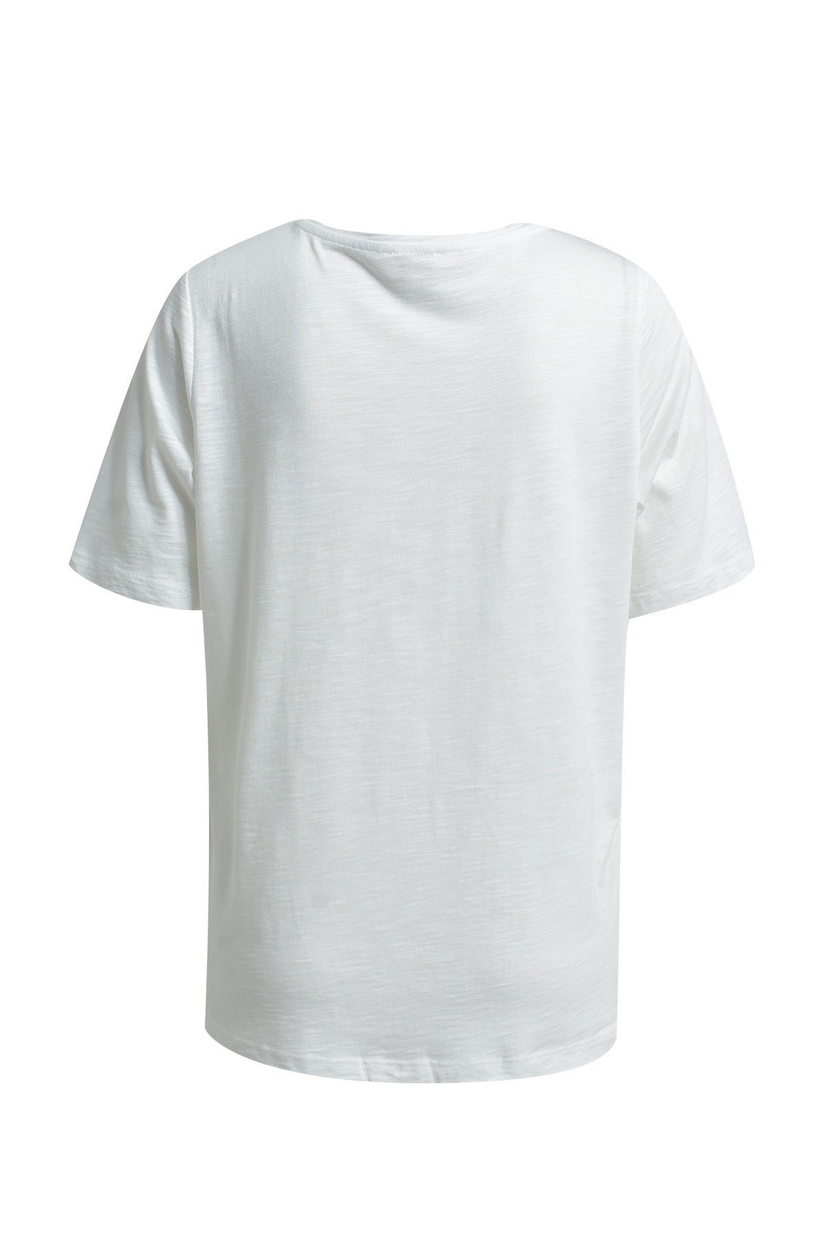 roundneck t-shirt w/ AW 1/4 sleeve
