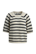 Loose fit Pullover with 1/2 sleeves and round neck