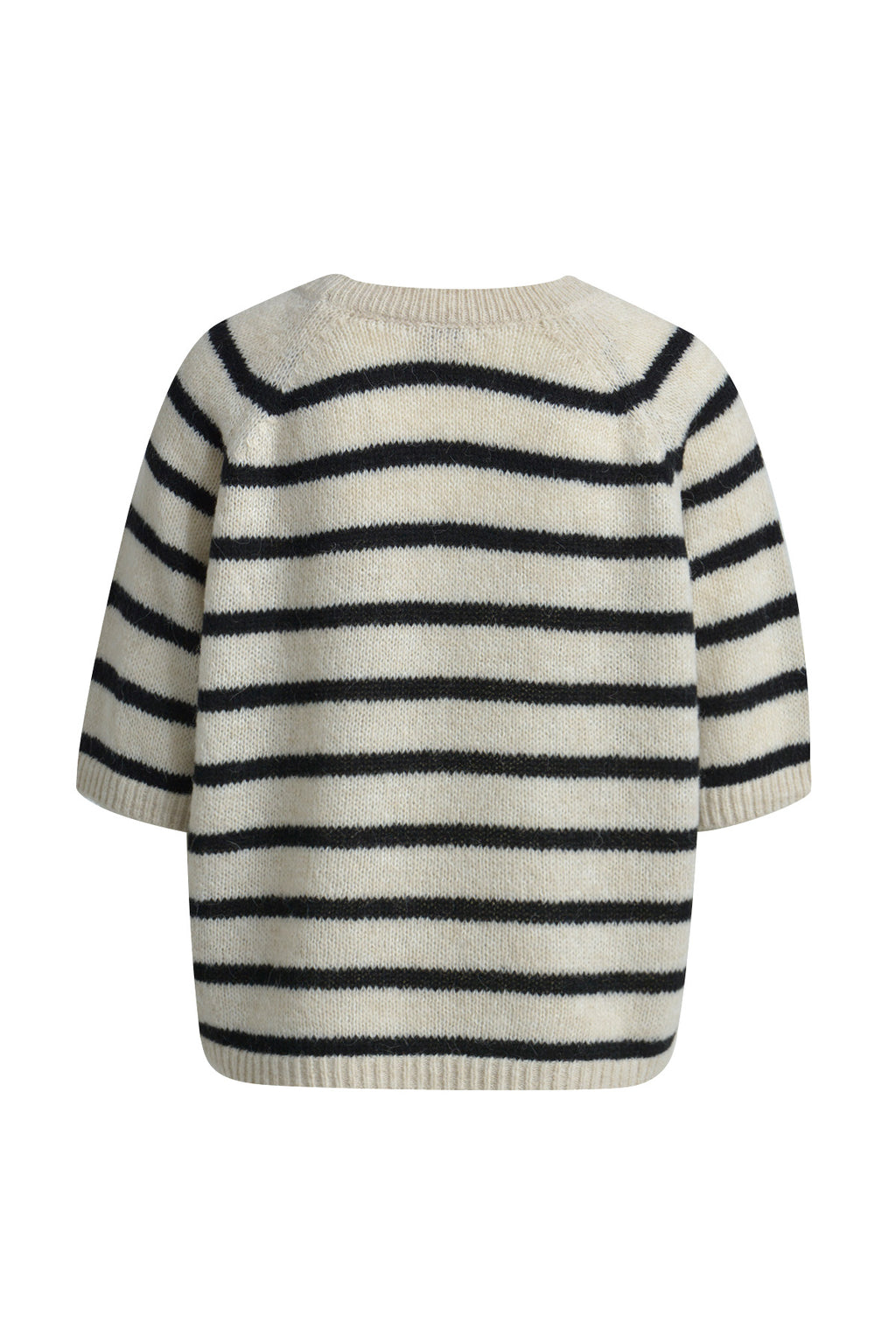 Loose fit Pullover with 1/2 sleeves and round neck