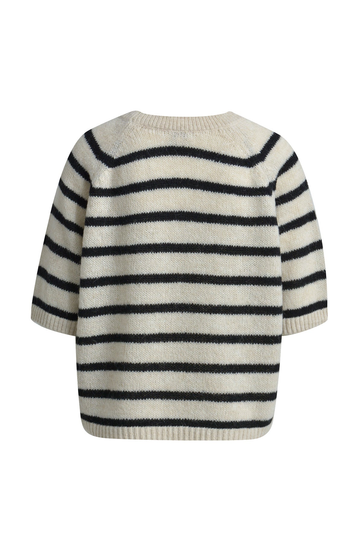 Loose fit Pullover with 1/2 sleeves and round neck