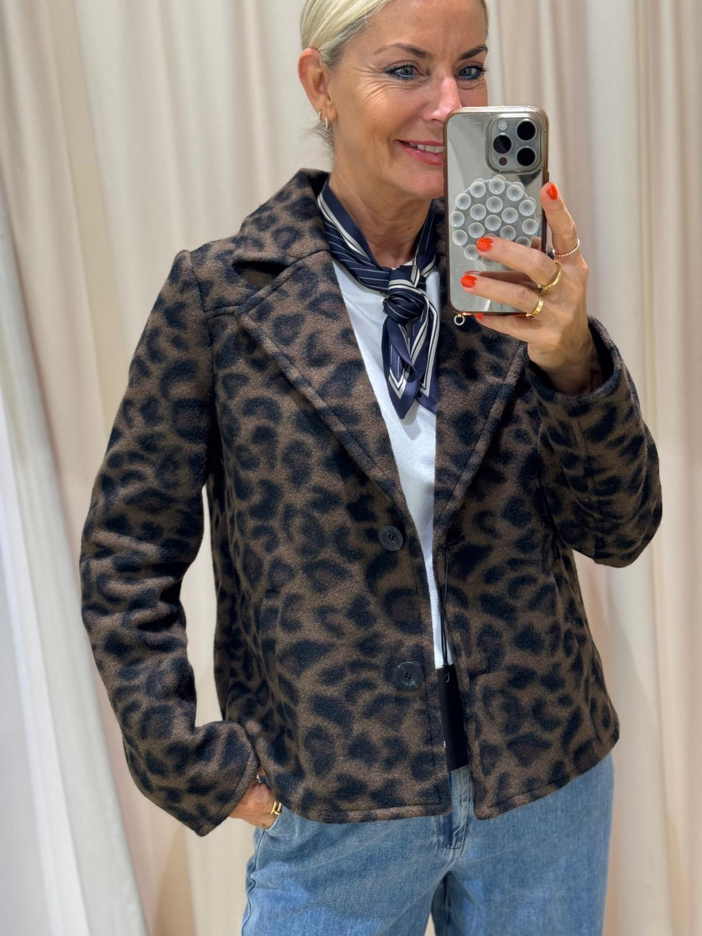 Kurzjacke | Animal Print