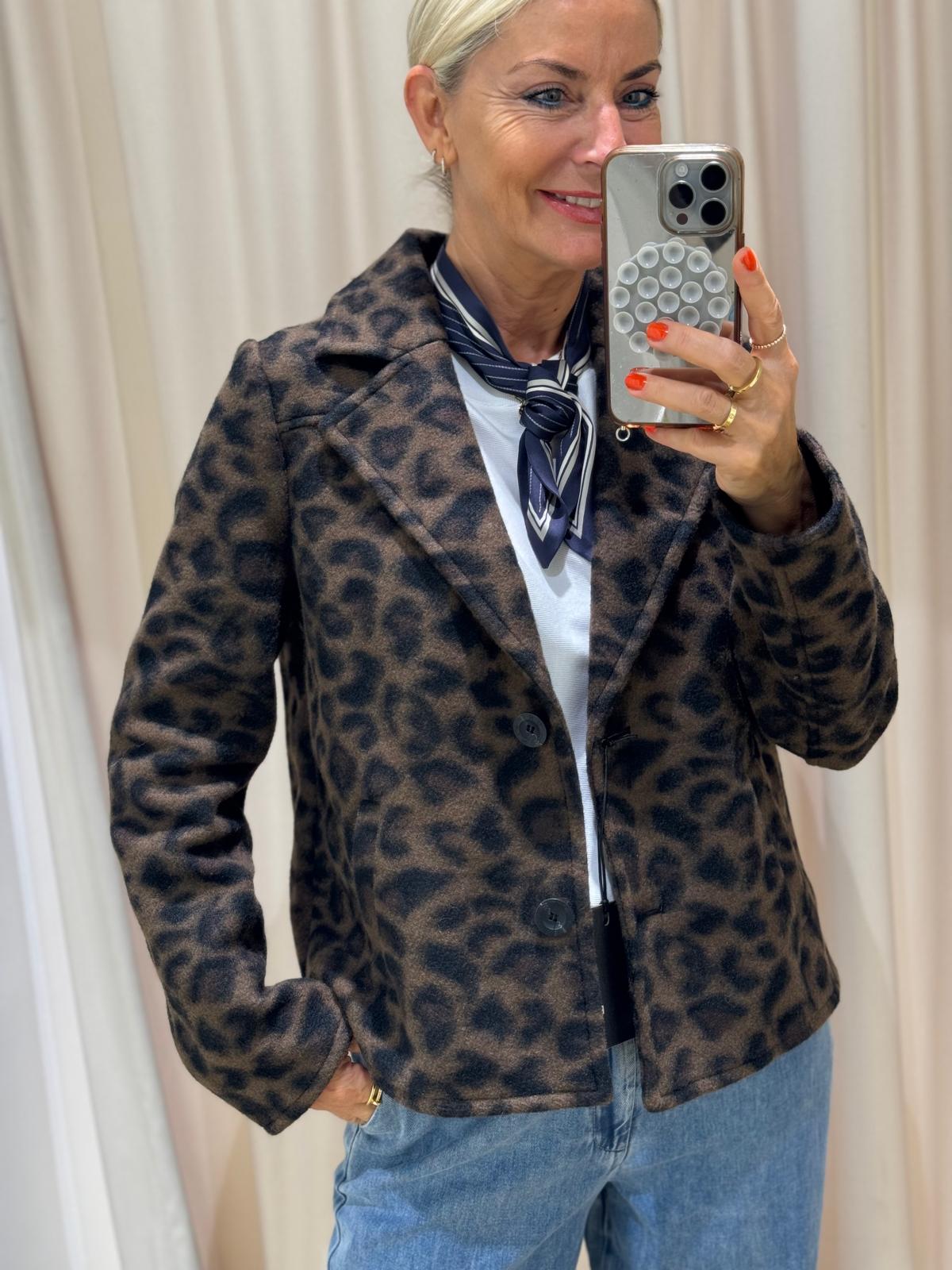 Kurzjacke | Animal Print