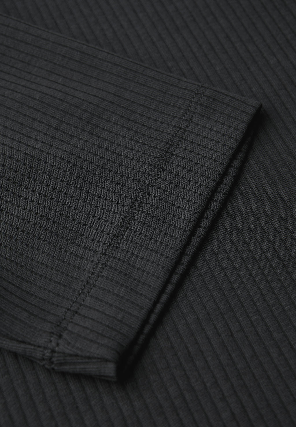 T-Shirt mit Rippstruktur