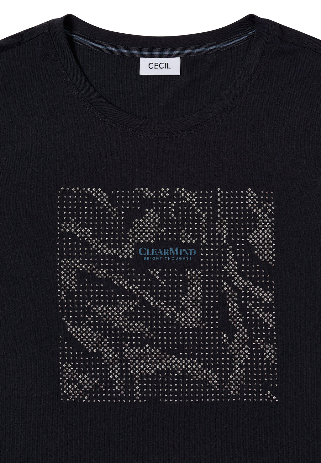 Shirt mit Schmucksteinen